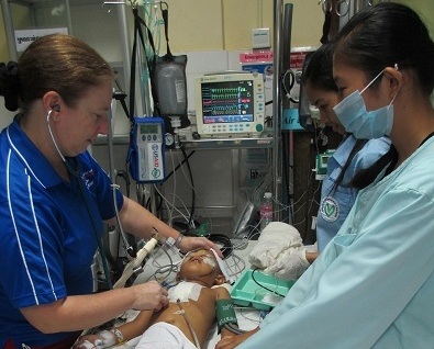 Cambodian heart patient