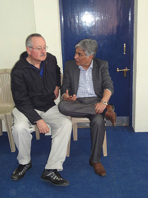 Drs in deep discussion in Nepal