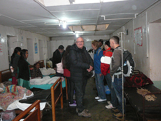 The nepal wormens team on the ward