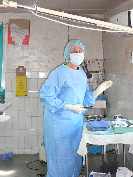 Sterile for surgery in Nepal