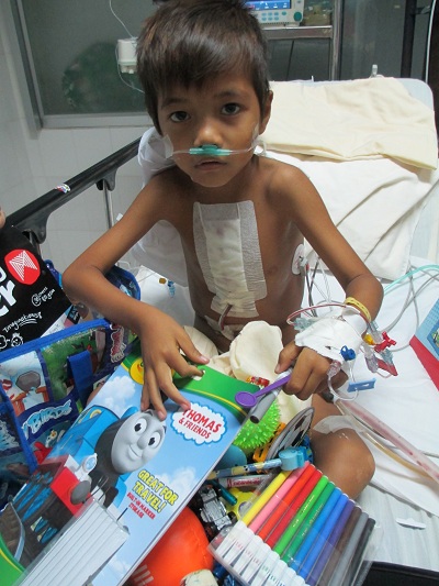Cambodian heart patient Chea
