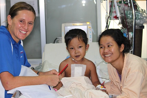 Cambodian heart patient