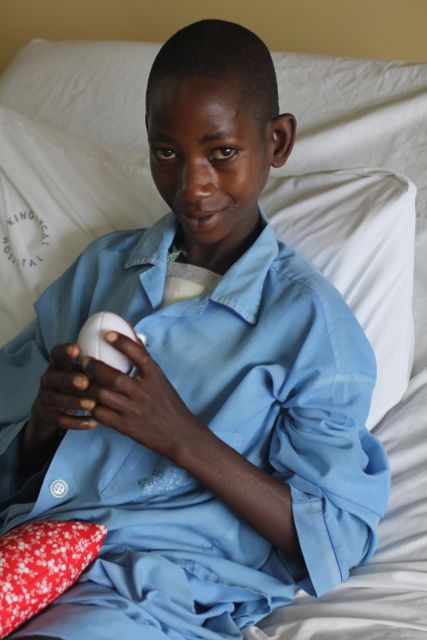 Rwandan cardiac patient Celestine