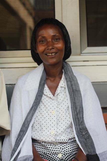 Rwandan cardiac patient Celestine Mum