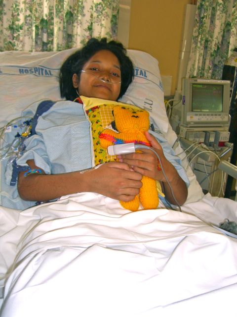 Tongan cardiac patient Ana after surgery