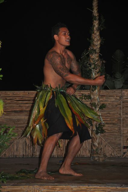 dancers at the cultural night in Tonga