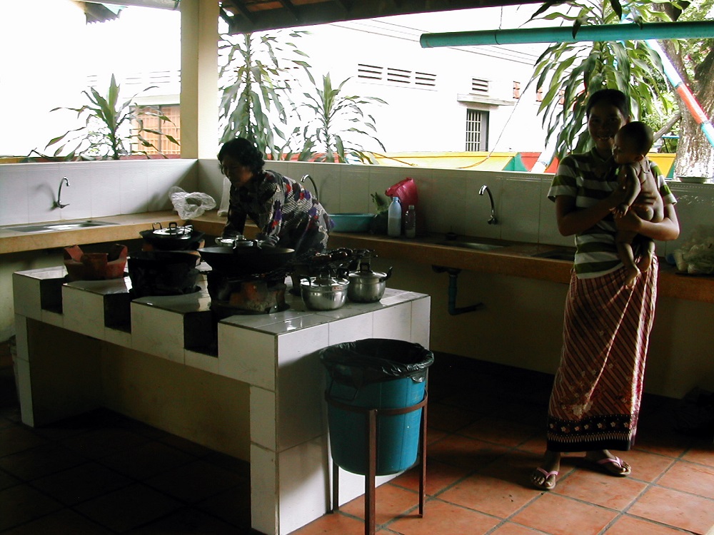 Kitchen facilities for patient's families