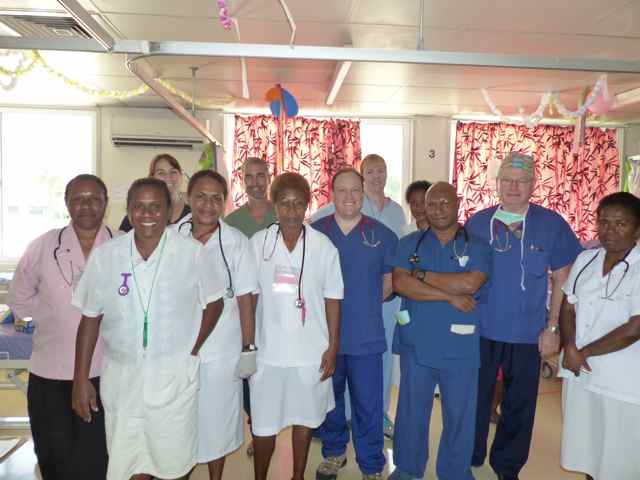 Just some of the ICU team 