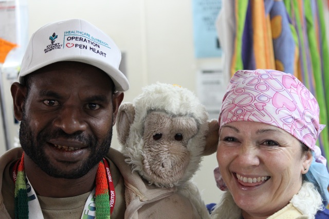 Surgical monkey visits the adults too in PNG