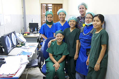 Myanmar Cath Lab nurses