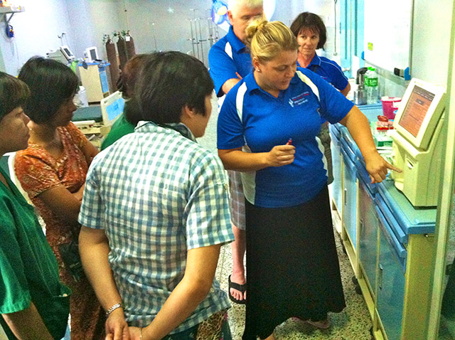 Pathology teaching Yangon General Hospital